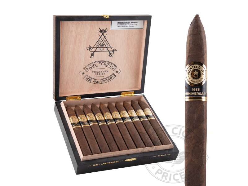 Montecristo 1935 Anniversary Nicaragua No. 2 Box Pressed - 10 Cigars