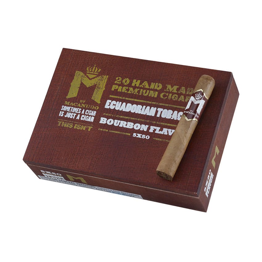 M Bourbon By Macanudo Robusto Natural | Robusto | Box of 20