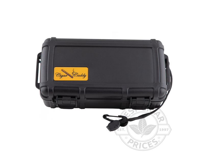 Cigar Caddy 10 Count Travel Case - Black - Box of 20