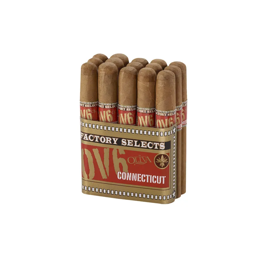 Oliva Factory Selects Connecticut 4 x 38 Natural | Small Cigar | Bundle of 15