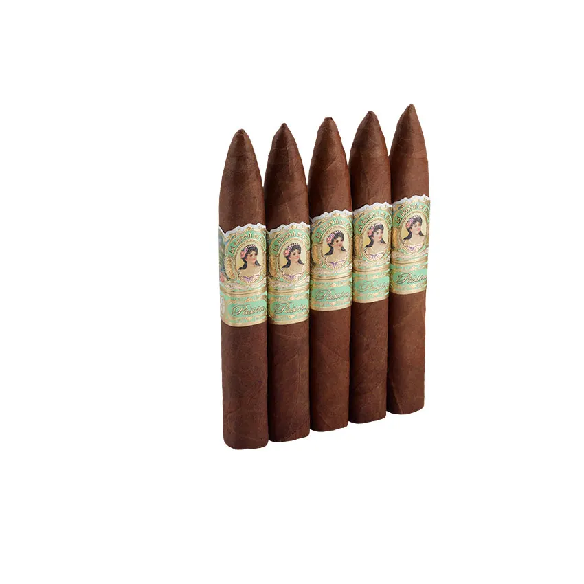 La Aroma De Cuba Pasion Torpedo Box-Pressed Natural | Torpedo | Pack of 5