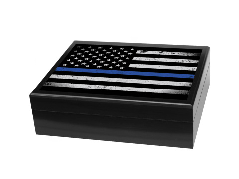 First Responders Police Blue Line 20 Count Humidor - Box of 20