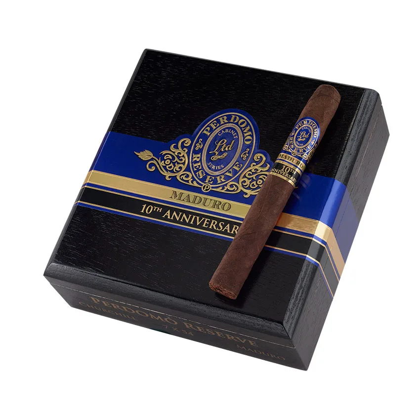 Perdomo 10th Anniversary Maduro Churchill | Churchill | Box of 25