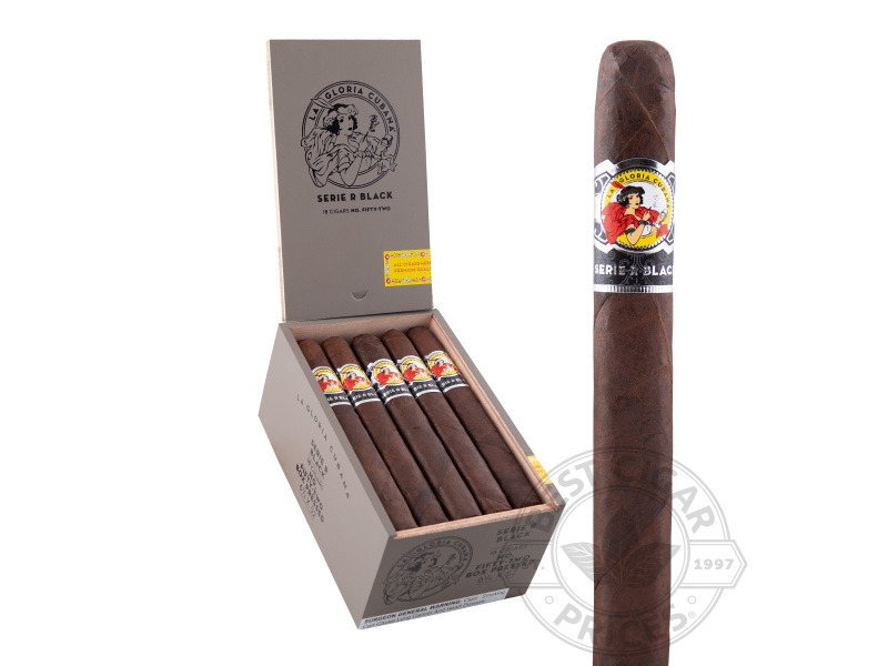 La Gloria Cubana Serie R Black No. 52 Box-pressed - 18 Cigars