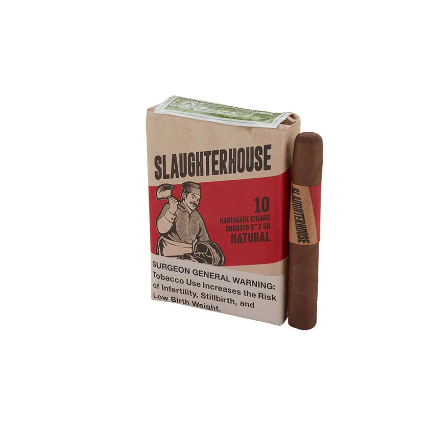 Slaughterhouse Robusto Habano Natural | Robusto | Bundle of 10