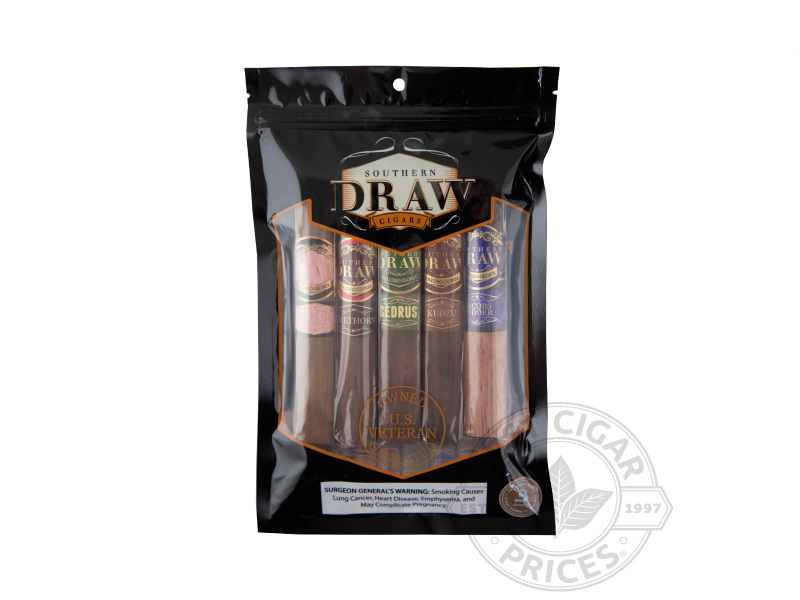 Southern Draw 5 Cigar Robusto Sampler Fresh Pack - 5 Cigars
