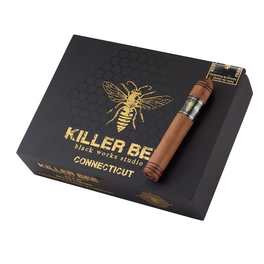 Black Works Studio Killer Bee Connecticut Natural | Petite Corona | Box of 24
