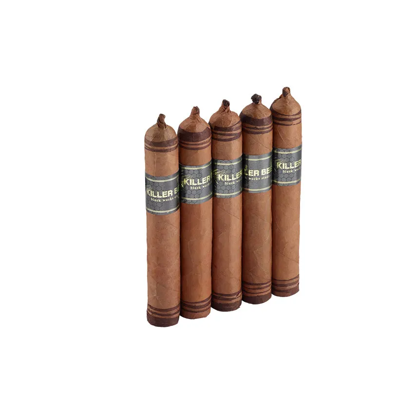 Black Works Studio Killer Bee Connecticut Natural | Petite Corona | Pack of 5