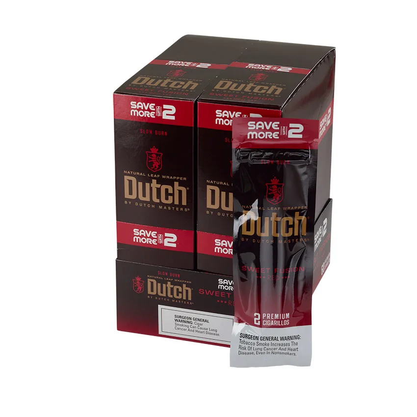 Dutch Masters Sweet Fusion Red (2) Natural | Cigarillo | Upright of 60