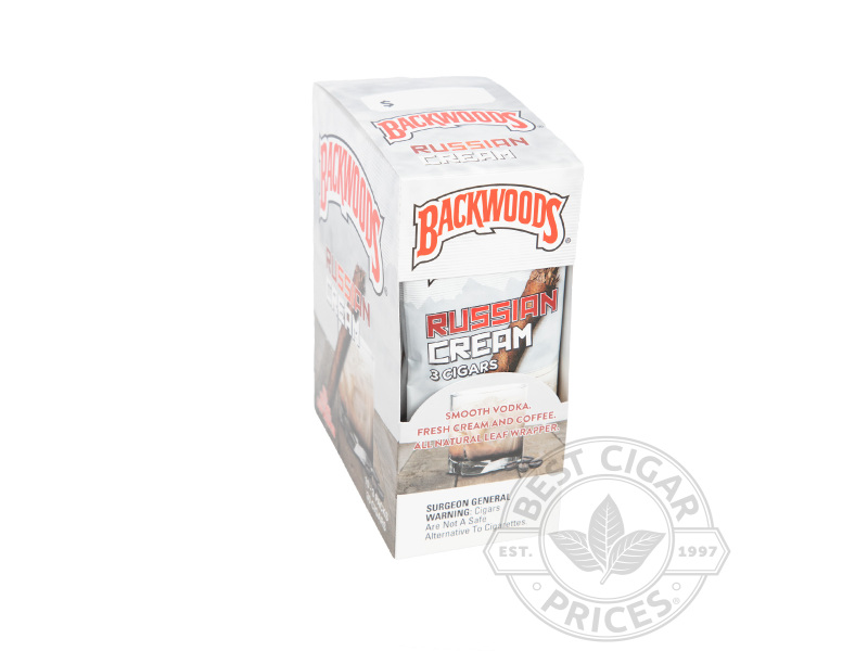 Backwoods Russian Cream - 10 Packs Of 3 - Carton - 30 Total Cigars