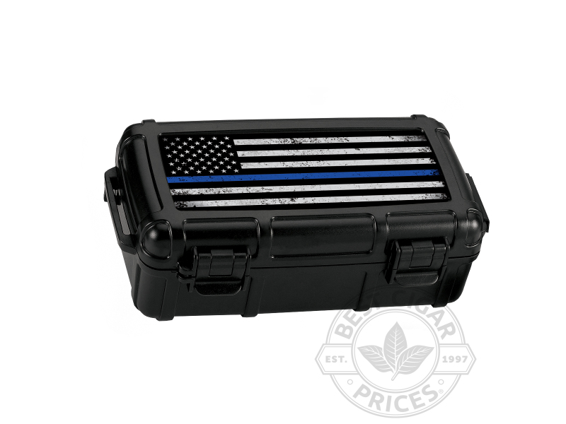 Blue Line 10 Cigar Travel Case By Cigar Caddy - Box of 20
