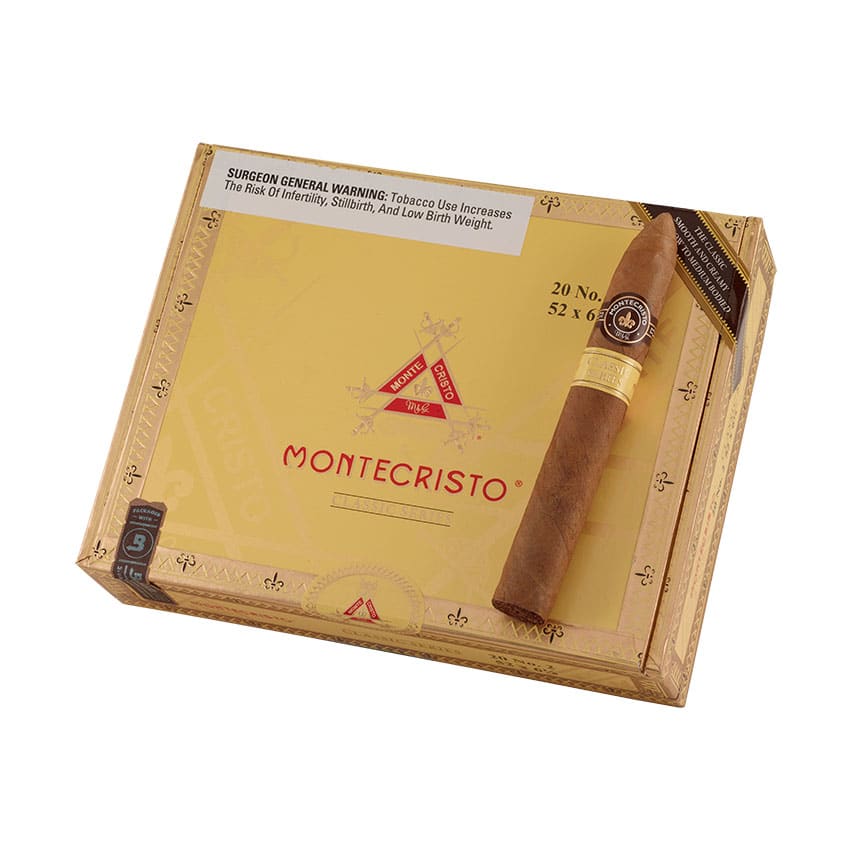 Montecristo Classic No. 2 (Box Pressed) Natural | Torpedo | Box of 20