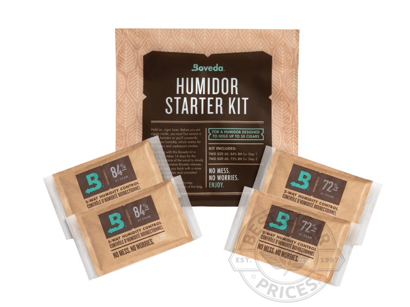 Boveda Humidor Starter Kit For 25 - Box of 20