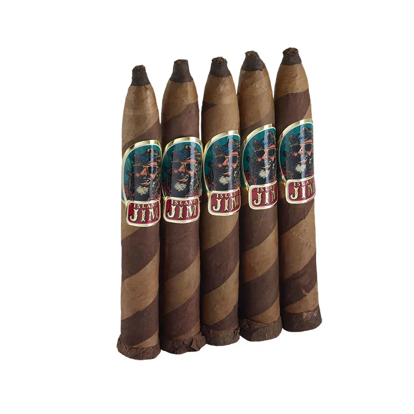 Island Jim by Oscar #2 Torpedo Barber Pole | Torpedo | Pack of 5
