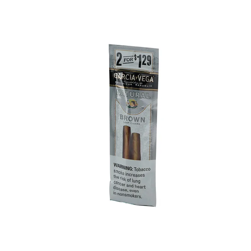 Garcia y Vega Natural Brown Cigarillos (2) | Cigarillo | Pack of 2