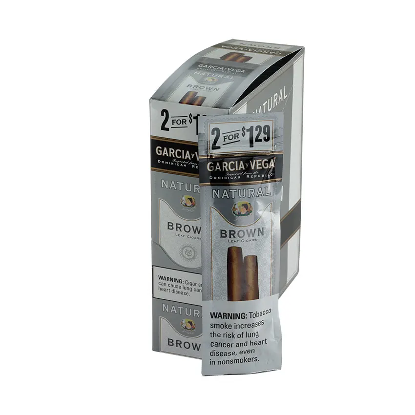 Garcia y Vega Natural Brown Cigarillos (2) | Cigarillo | Upright of 30