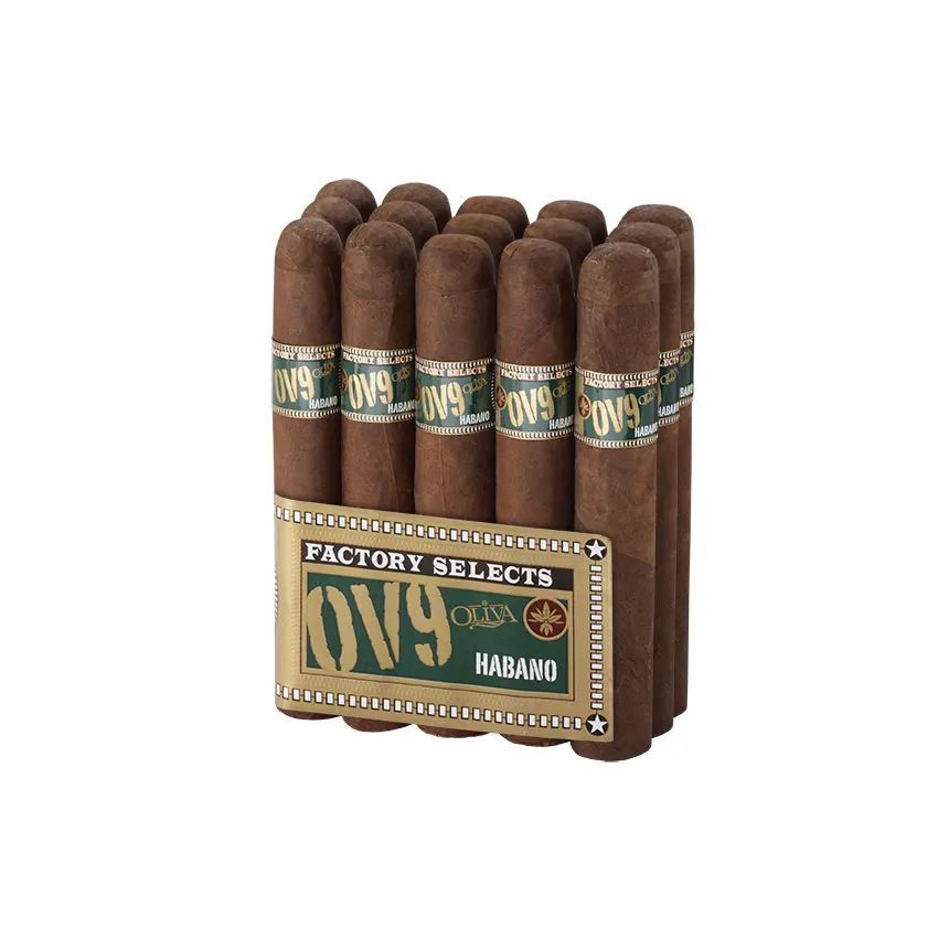 Oliva Factory Selects Habano 5 1/2 x 50 Natural | Robusto | Bundle of 15
