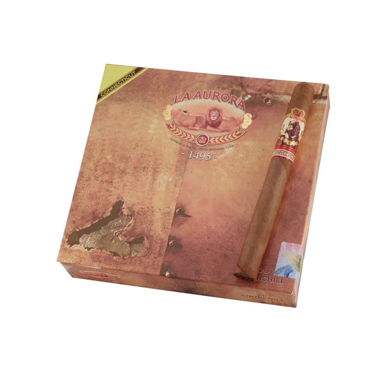 La Aurora 1495 Connecticut Churchill Natural | Churchill | Box of 20