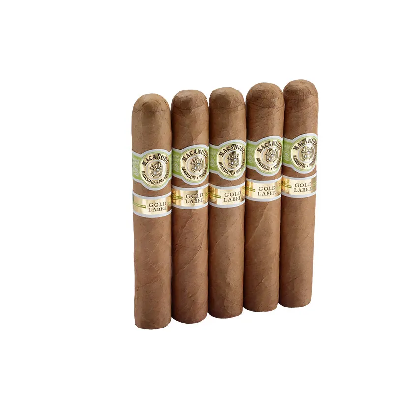 Macanudo Gold Label Duke Of York Natural | Robusto | Pack of 5