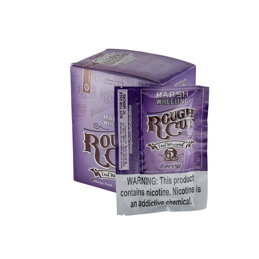 Marsh Wheeling Rough Cut Berry (5) Natural | Cigarillo | Pack of 50
