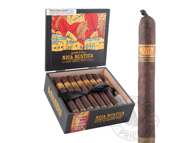 Nica Rustica Broadleaf El Brujito - 25 Cigars