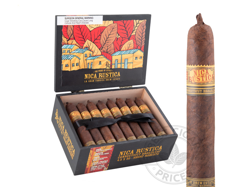 Nica Rustica Broadleaf Short Robusto - 25 Cigars