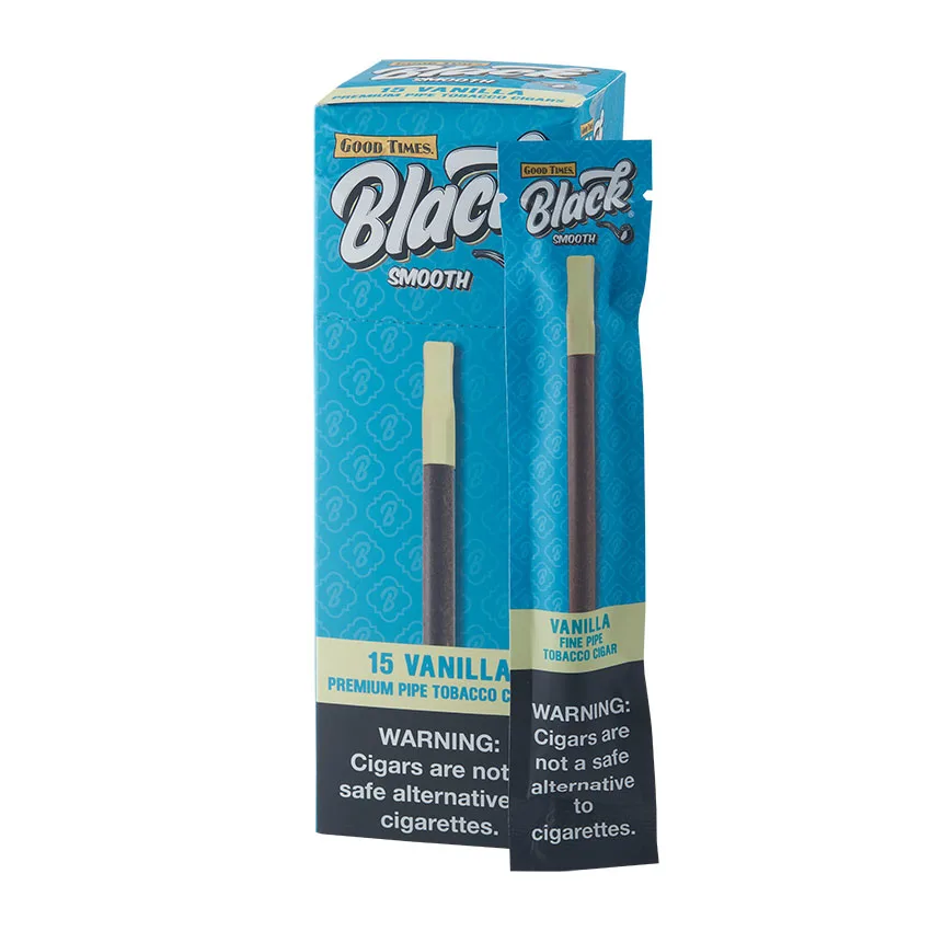 Good Times Black Vanilla Natural | Cigarillo | Upright of 15