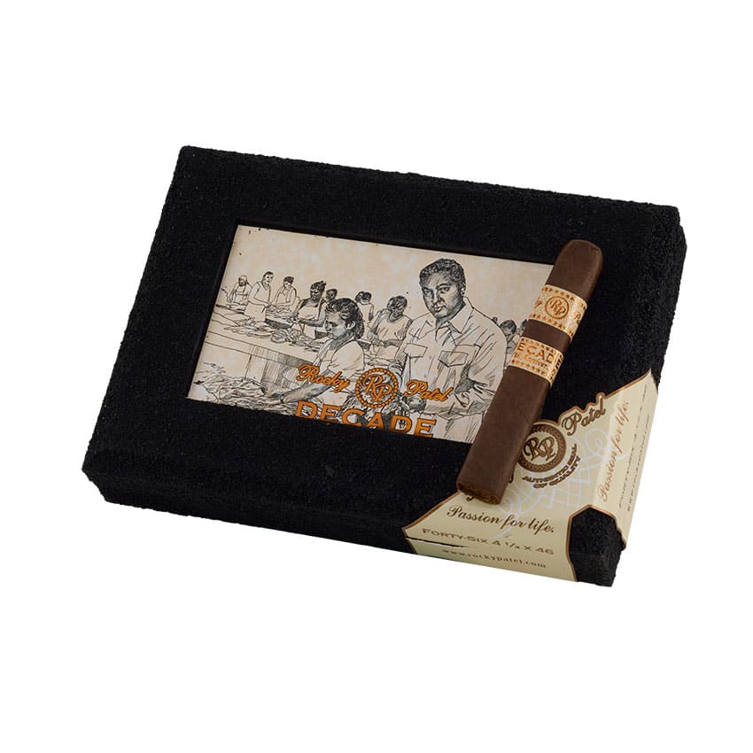 Rocky Patel Decade Forty Six Natural | Corona | Box of 20