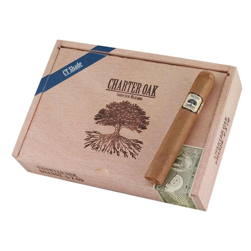 Charter Oak Shade Grande Natural | Gordo | Box of 20