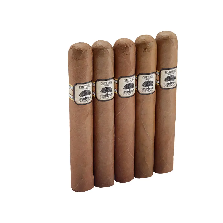 Charter Oak Shade Grande Natural | Gordo | Pack of 5