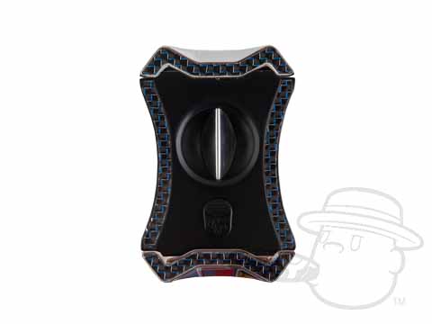 Viper V-Cutter By Rocky Patel- Silver & Blue Carbon Fiber