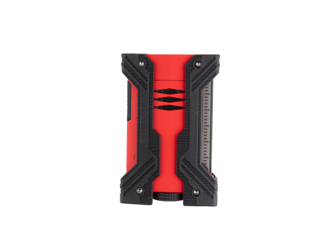 Defi XXtreme Dual Torch Lighter By S.T. Dupont- Black & Matte Red - Box of 20