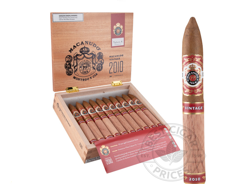 Macanudo Vintage 2010 Torpedo - 20 Cigars