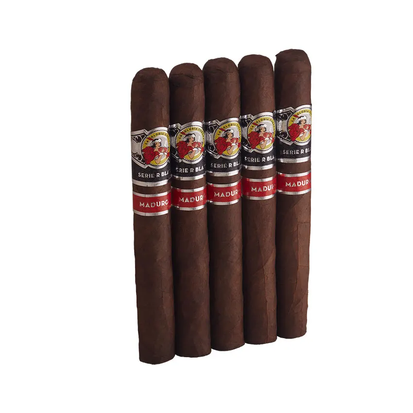 La Gloria Cubana Serie R Black Maduro No. 56 | Churchill | Pack of 5