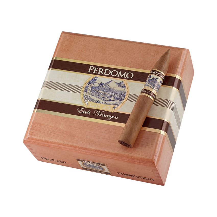 Perdomo Lot 23 Belicoso Connecticut Natural | Belicoso | Box of 24