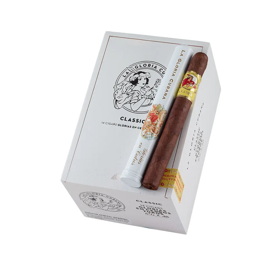 La Gloria Cubana Classic (DR) Cedros (Tube) Natural | Corona | Box of 14