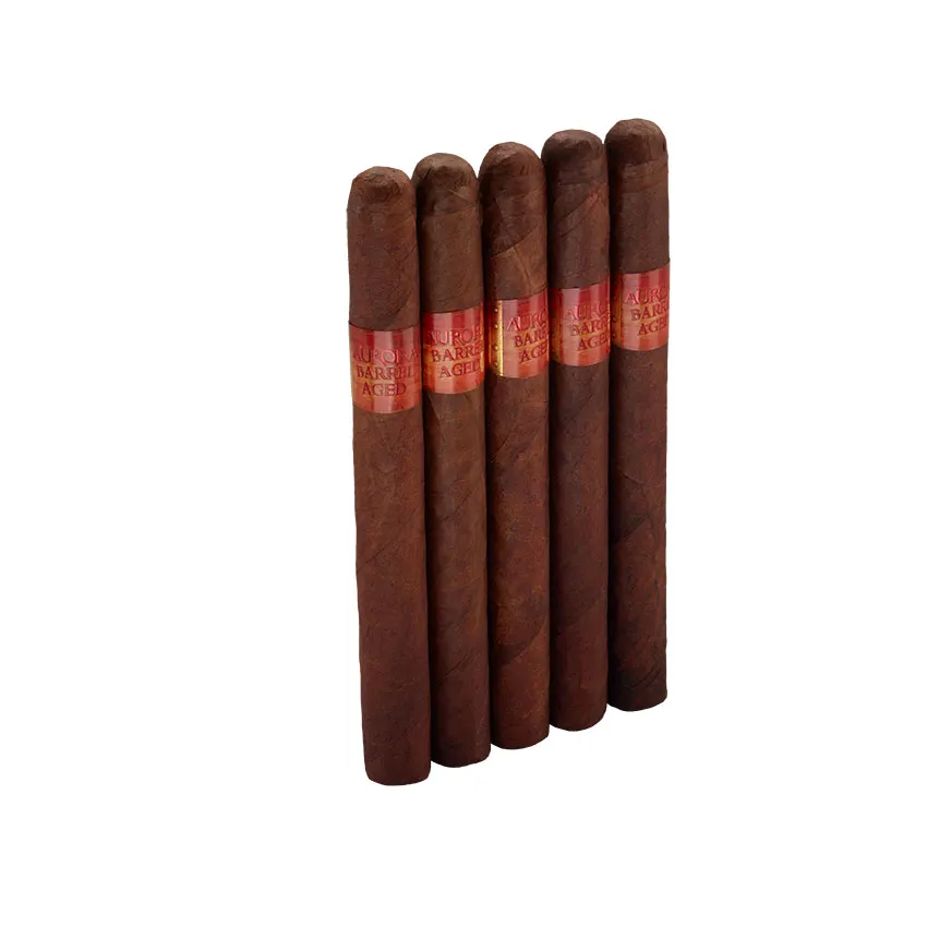 La Aurora Barrel Aged Churchill Maduro | Churchill | Pack of 5