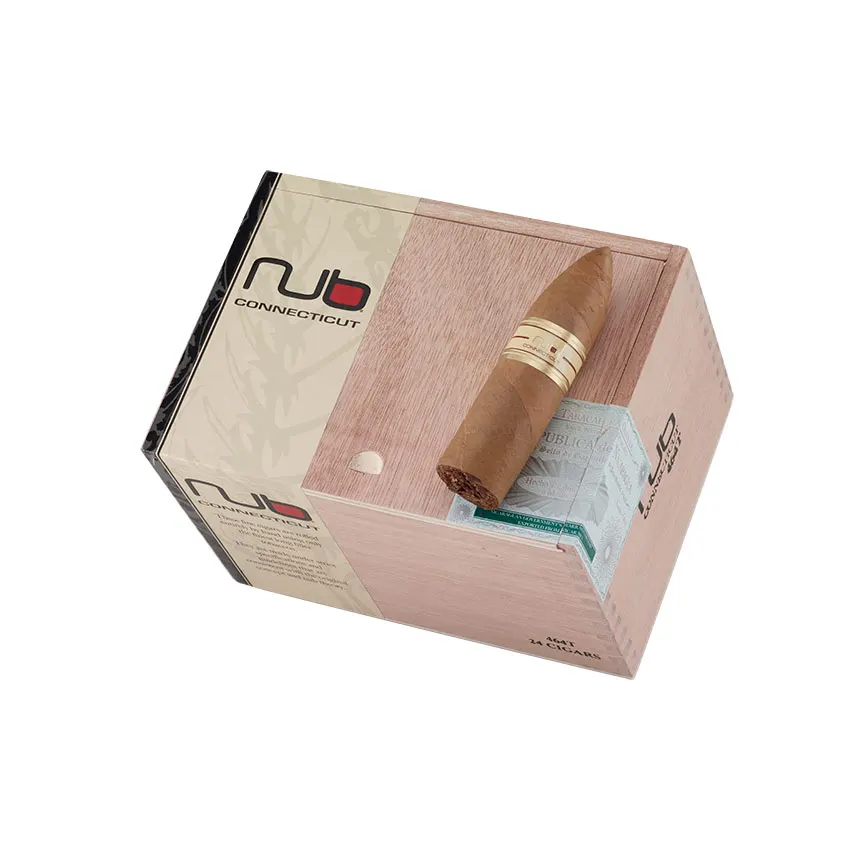 Nub Connecticut 464T Natural | Torpedo | Box of 24