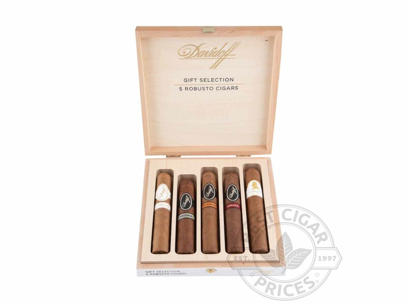 Davidoff Gift Selection 5 Cigar Robusto Sampler - 5 Cigars