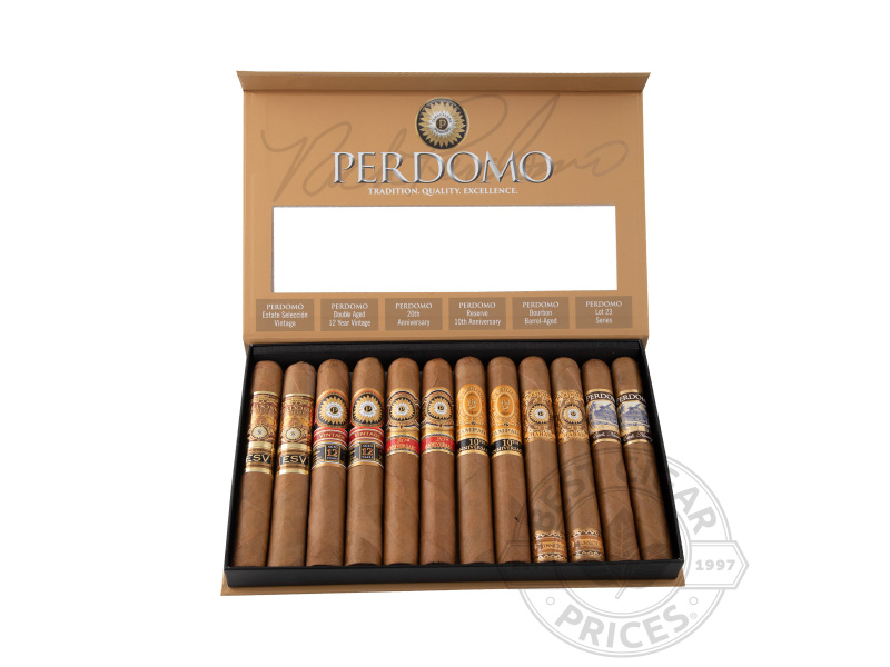 Perdomo Connoisseur Collection Connecticut 12 Cigar Sampler - 12 Cigars