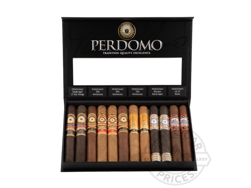 Perdomo Connoisseur Collection Award Winning 12 Cigar Sampler - 12 Cigars