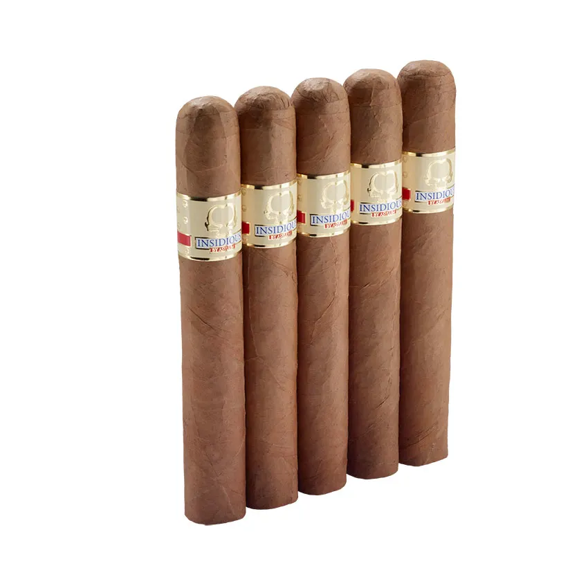 Asylum Insidious 7 X 64 Natural | Double Corona | Pack of 5