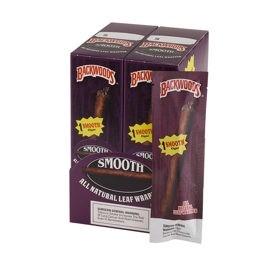 Backwoods Smooth Dark Natural | Small Cigar | Upright of 24