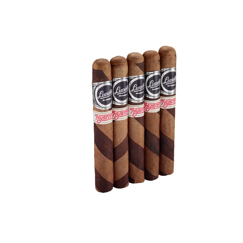 Aganorsa Lunatic Hysteria Barberpole Robusto Barber Pole | Robusto | Pack of 5
