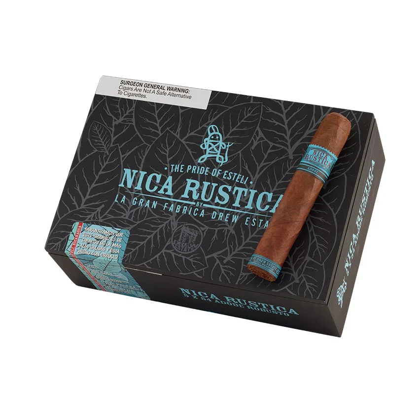 Nica Rustica Adobe Robusto Natural | Robusto | Box of 25