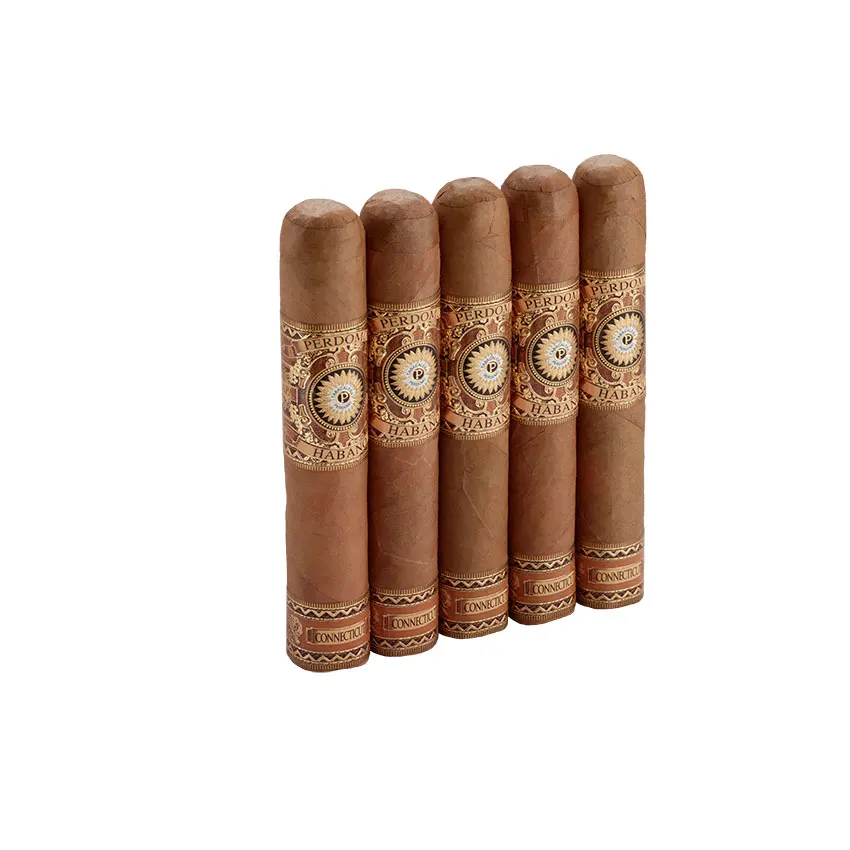 Perdomo Habano Connecticut Barrel Aged Robusto Natural | Robusto | Pack of 5
