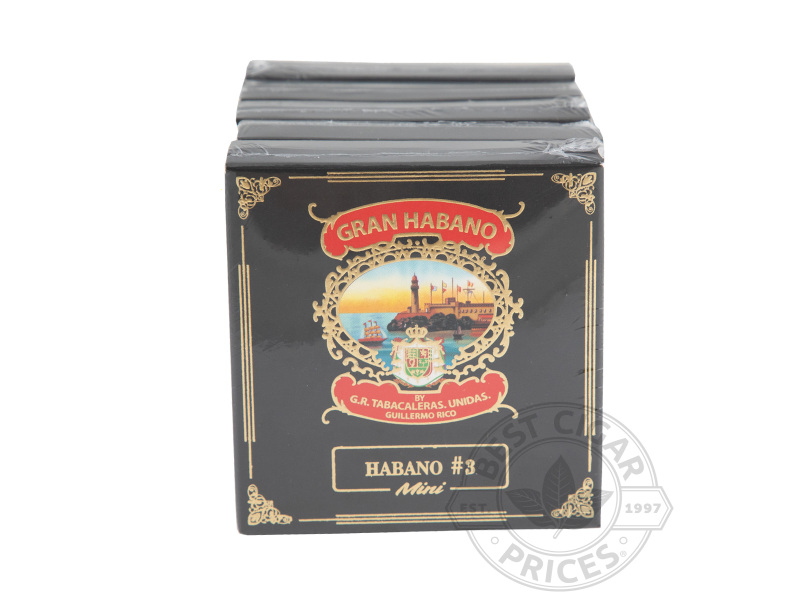 Gran Habano #3 Habano Minis Cigarillos - Small Packs: 100 Cigarillos