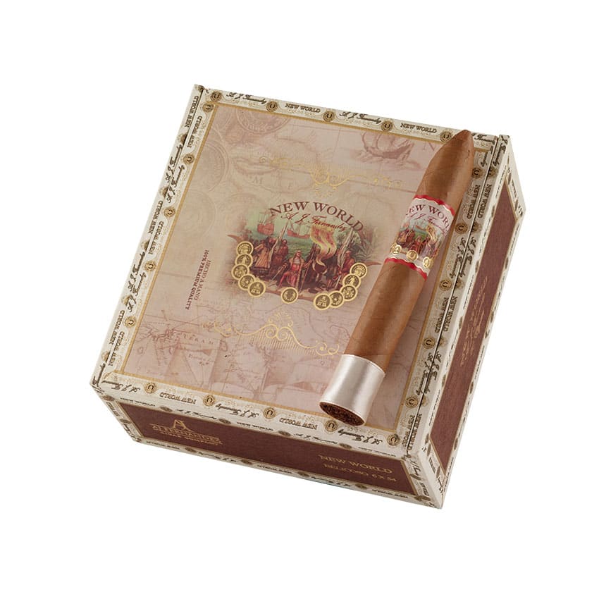 New World Connecticut by AJF Belicoso Natural | Belicoso | Box of 20