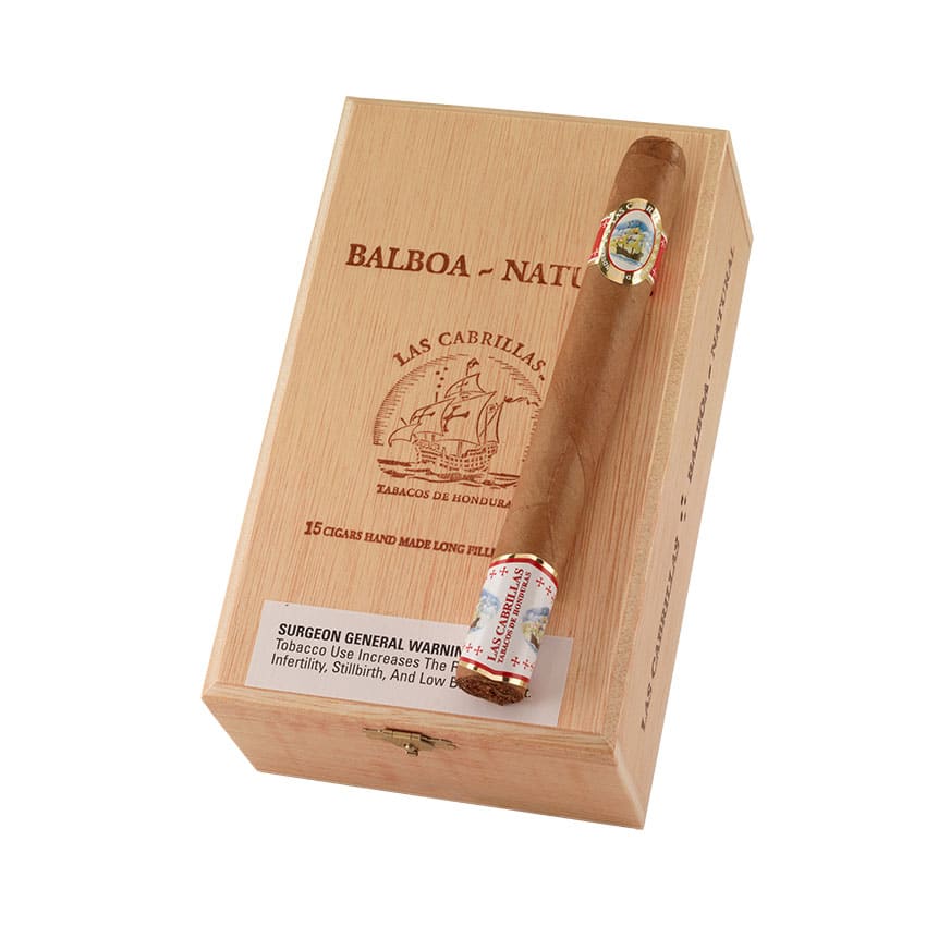 Las Cabrillas Balboa Natural | Churchill | Box of 15