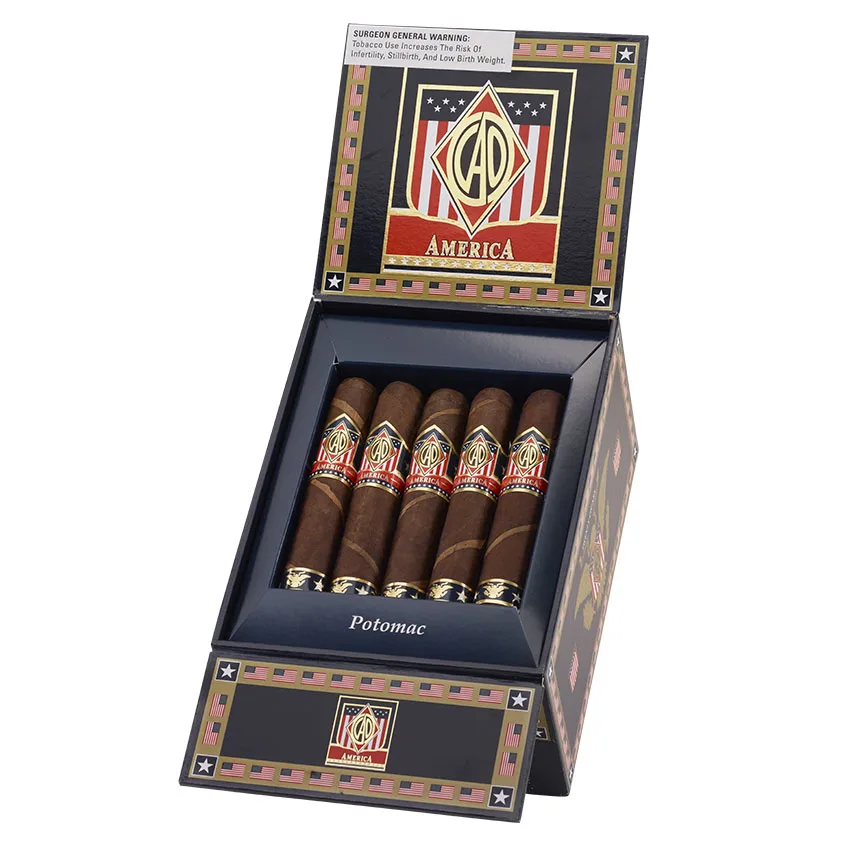 CAO America Potomac Barber Pole | Robusto | Box of 20